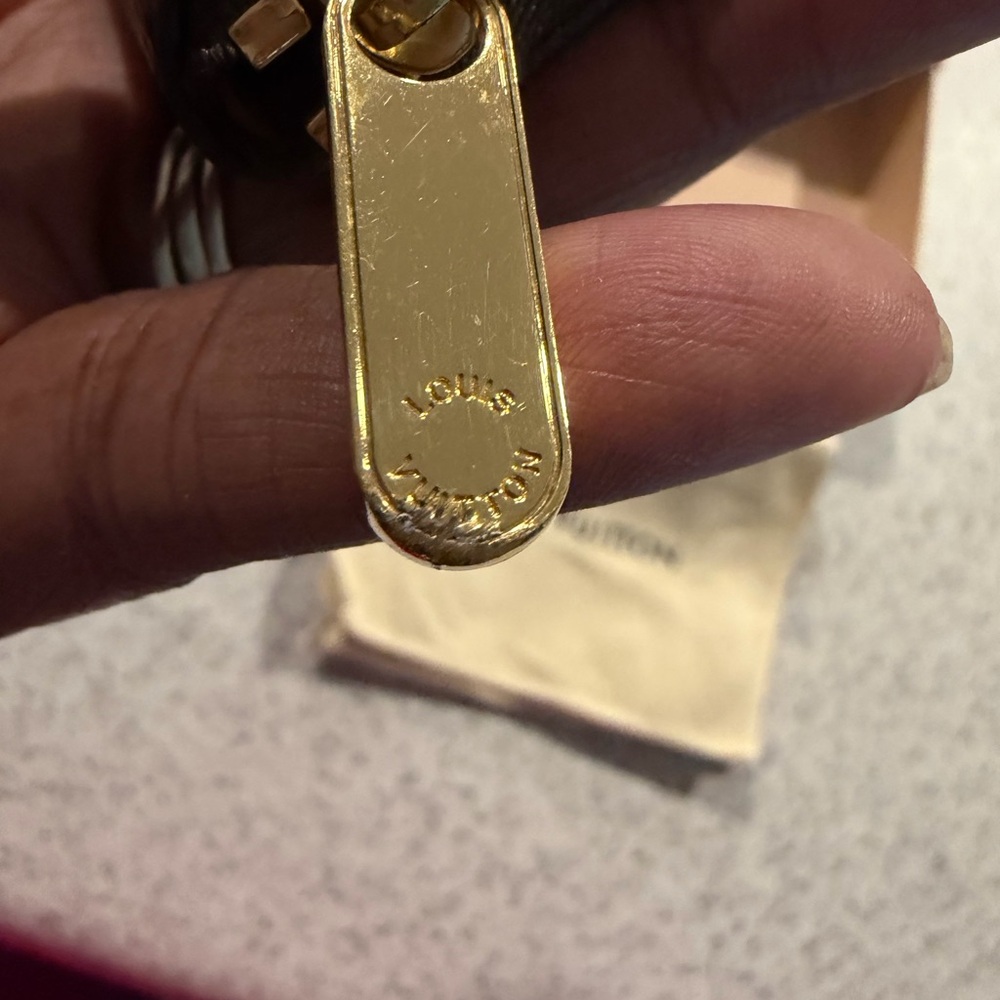 Louis Vuitton Brown Monogram Zip Card & Key Pouch - Picture 7 of 11
